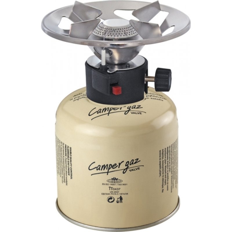 CAMPERGAZ 500 DELUXE PIEZO Καμινέτο Υγραερίου & Φιαλίδιο με Βαλβίδα Ασφαλείας 0001412