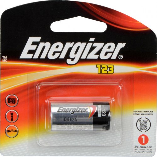 ENERGIZER EL123AP Μπαταρία Φώτο-Λιθίου, σε Blister 1 Μπαταρίας 0002537