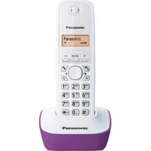 PANASONIC KX-TG1611GRF Ψηφιακό Ασύρματο Τηλέφωνο Μωβ 0002787