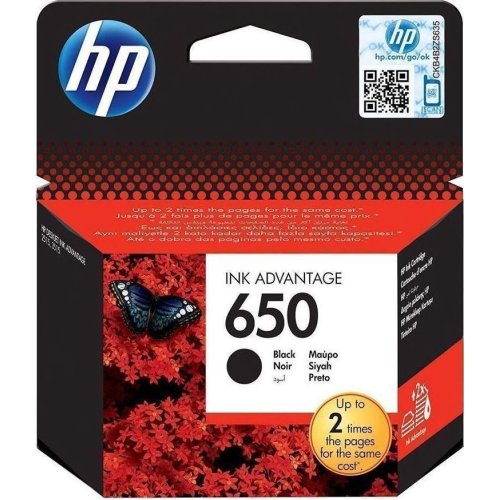 HP (CZ101AE) No 650 Black Μελάνι Εκτυπωτή 0005645