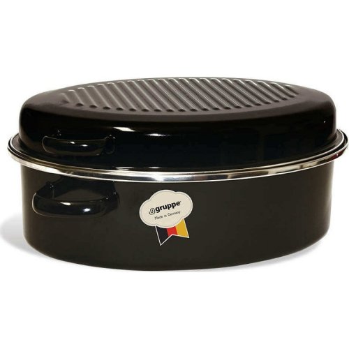 GRUPPE ANTIC Γάστρα Μαύρη 42cm 0007245