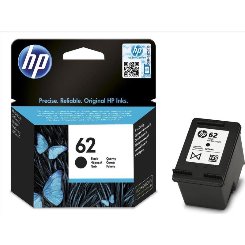HP No.62 (C2P04AE) Μελάνι Inkjet Μαύρο 0017364 HP No.62 (C2P04AE) Μελάνι Inkjet Μαύρο 0017364