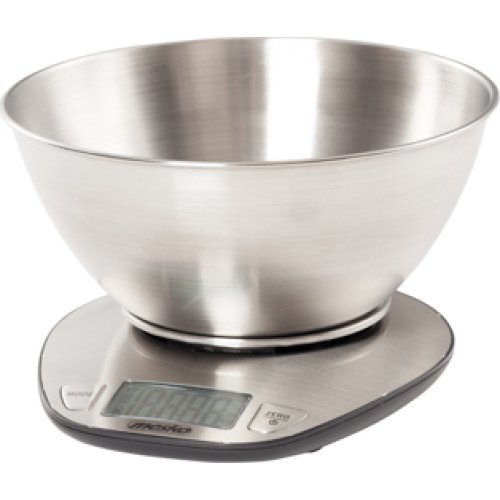 MESKO MS 3152 Ζυγαριά Κουζίνας Ακριβείας έως 5Kg με Αυτόματο Μηδενισμό και Αποσπώμενο Μπολ Inox 0017882