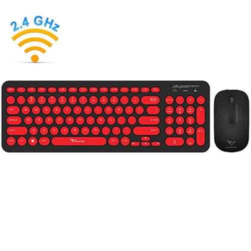ALCATROZ A2000BR Wireless Mouse And Keyboard Jellybean A2000 B.RED 0018240