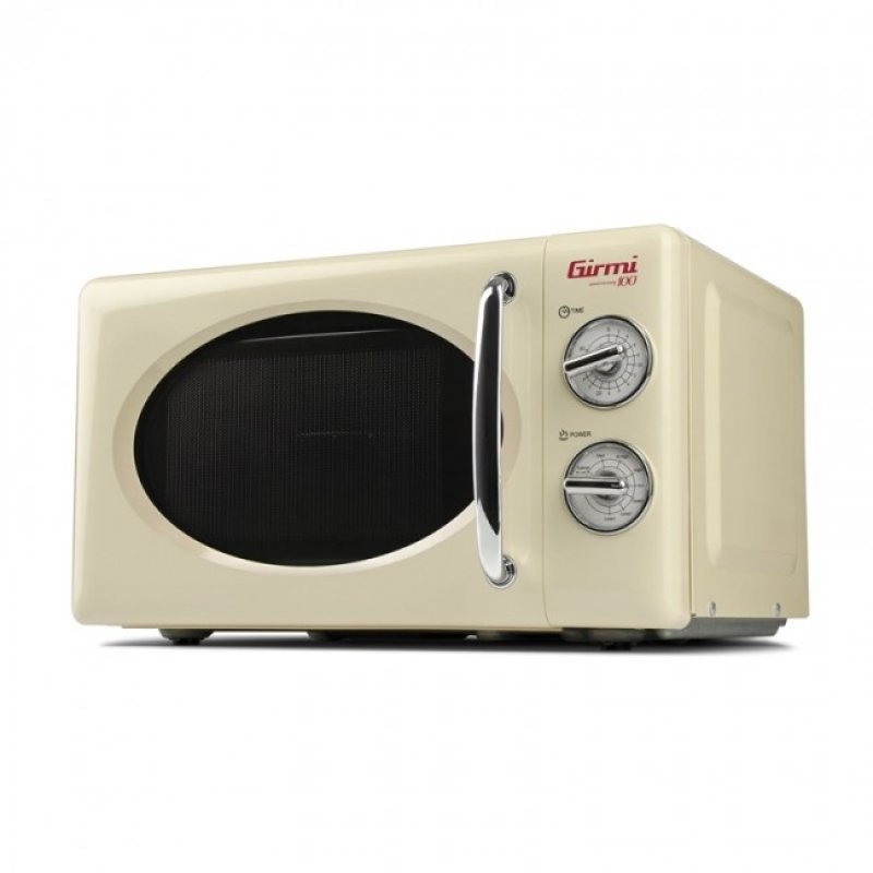 GIRMI FM-2105 Retro Φούρνος Μικροκυμάτων 20 lt - 700W (+ 800W Grll) Μπεζ 0019360