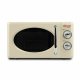 GIRMI FM-2105 Retro Φούρνος Μικροκυμάτων 20 lt - 700W (+ 800W Grll) Μπεζ 0019360
