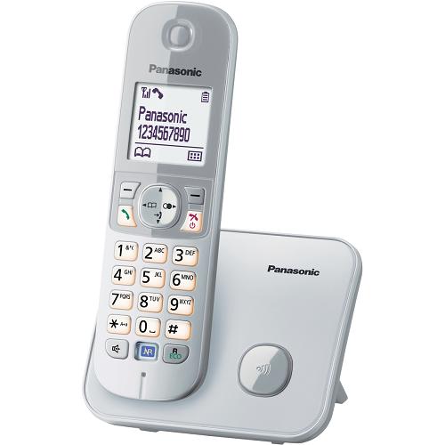 PANASONIC KX-TG6811JTS Ασύρματο Τηλέφωνο Silver 0019480