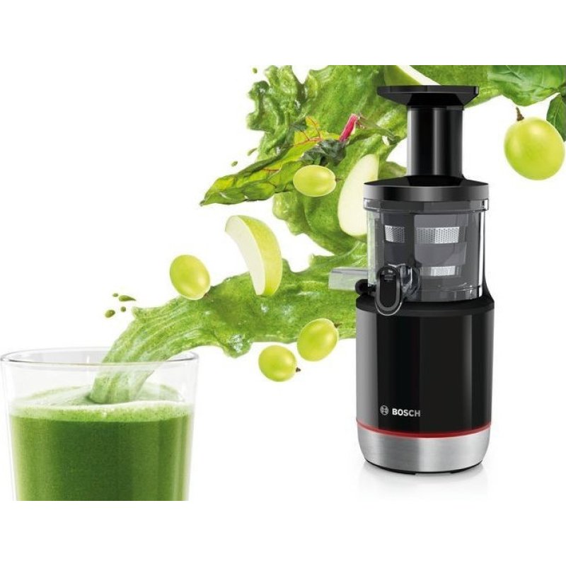 BOSCH MESM 731M Αποχυμωτής Slow Juicer 150W Μαύρο/Ανοξείδωτο Ατσάλι 0019581