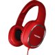 TOSHIBA RZE-D160H-RED Audio Wired Over Ear Headphones Red 0021241 TOSHIBA RZE-D160H-RED Audio Wired Over Ear Headphones Red 0021241