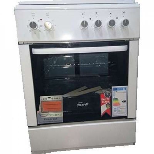 FAVORIT FAV600W Ηλεκτρική Κουζίνα Με Αέρα 64L  - (Π x Β x Υ: 60 x 60 x 85 cm)  Λευκή 0021532