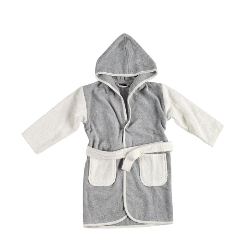 KENTIA Cricket 22 Παιδικό Μπουρνούζι 8 Ετών Light Grey-Ecru 0021639 KENTIA Cricket 22 Παιδικό Μπουρνούζι 8 Ετών Light Grey-Ecru 0021639