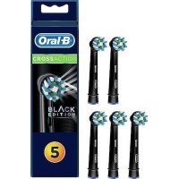 ORAL-B EB50-5 CROSS ACTION Ανταλλακτικά Οδοντόβουρτσας (Black Edition) 5 τεμαχίων 0022243