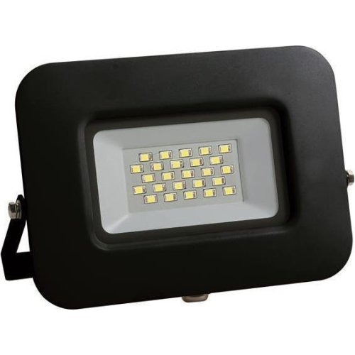 EUROLAMP 147-69319 Προβολέας LED SMD Βάση 360° PLUS 20W Μαύρος IP65 6500K PLUS 0023752