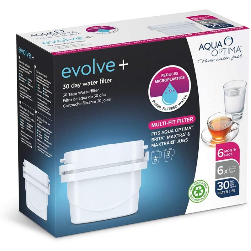 AQUA OPTIMA Evolve+ (EPS620) Αντικαθιστούν Brita Maxtra+ - Ανταλλακτικά Φίλτρα 6τμχ 30ημερών 0023964 AQUA OPTIMA Evolve+ (EPS620) Αντικαθιστούν Brita Maxtra+ - Ανταλλακτικά Φίλτρα 6τμχ 30ημερών 0023964