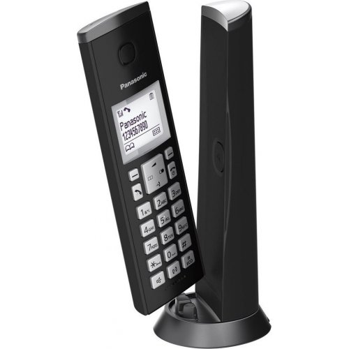 PANASONIC KX-TGK210 Ασύρματο Τηλέφωνο με Aνοιχτή Aκρόαση Μαύρο 0024486