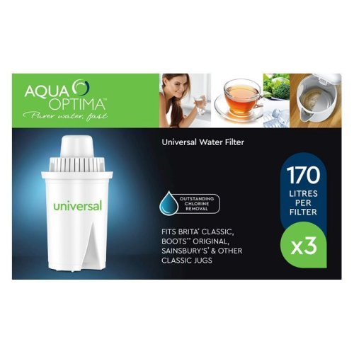 AQUA OPTIMA RUF316 Universal (Αντικαθιστά BRITA CLASSIC) Ανταλλακτικά Φίλτρα 3 τεμάχια 0024890