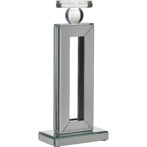 INART  3-70-427-0025 Κηροπήγιο Με Καθρέπτη  Nickel 0026017
