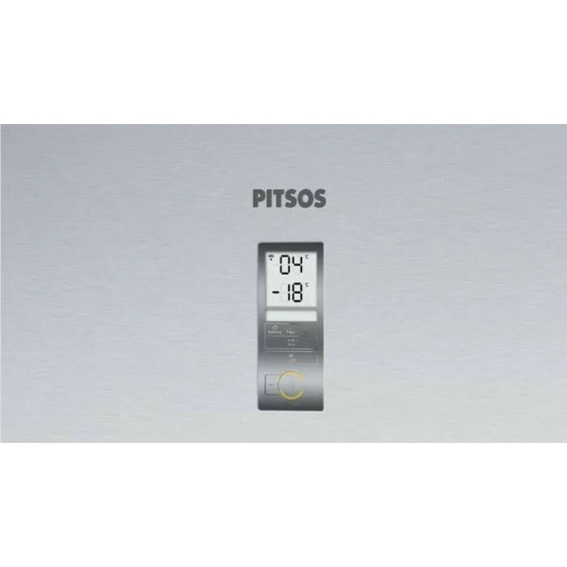 PITSOS PKNB49XIEP Ψυγειοκαταψύκτης A++ Inox (Υ x Π x Β) 203 x 70 x 67cm 0026150