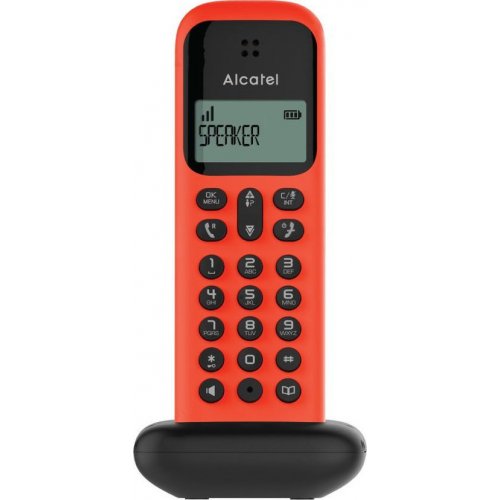 ALCATEL D285 Ασύρματο Τηλέφωνο Κόκκινο (10002194) 0026585