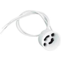 EUROLAMP 147-23013 Ντουι Πορσελάνης GU10 με Καλώδιο 25cm 0026718