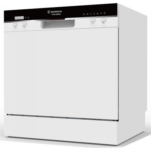 MORRIS TTW-55081 Επιτραπέζιο Πλυντήριο Πιάτων 8 Σερβίτσια  -F-  Λευκό 55 cm 0027622