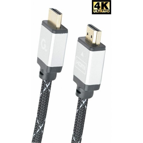 Cablexpert CCB-HDMIL-2M HDMI 2.0 Braided Cable HDMI male - HDMI male 2m Μαύρο 0027727