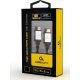 Cablexpert CCB-HDMIL-2M HDMI 2.0 Braided Cable HDMI male - HDMI male 2m Μαύρο 0027727 Cablexpert CCB-HDMIL-2M HDMI 2.0 Braided Cable HDMI male - HDMI male 2m Μαύρο 0027727