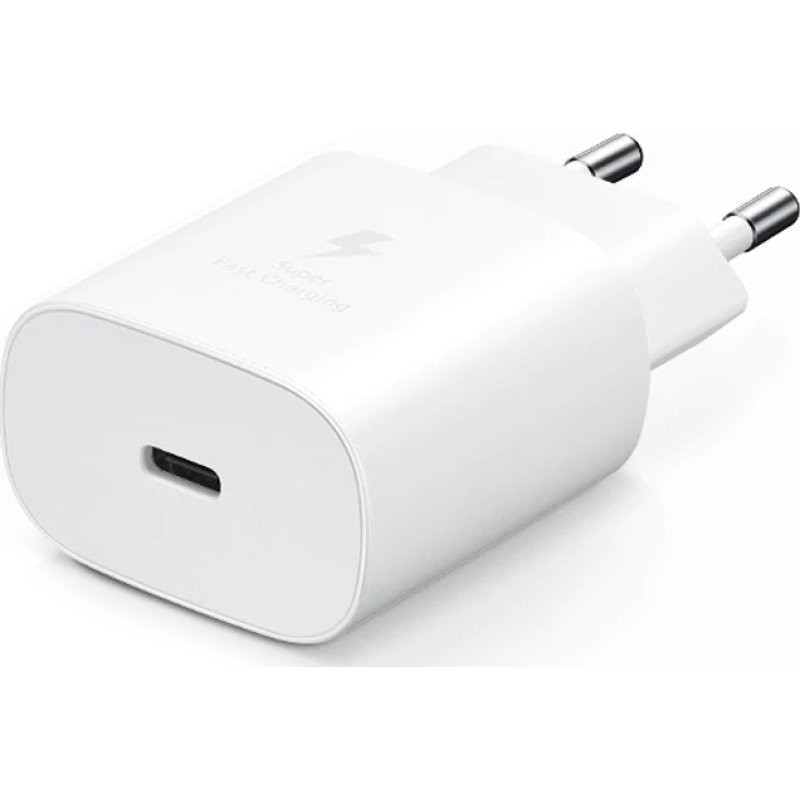 SAMSUNG EP-TA800NWEGEU WALL CHARGER USB-C 25W WHITE 0027824