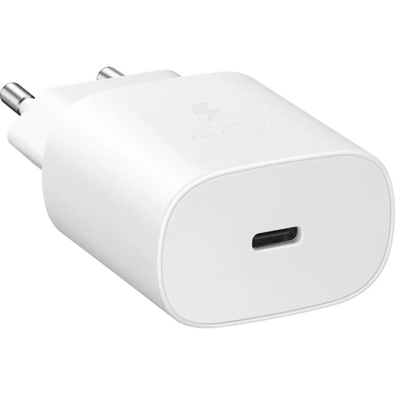 SAMSUNG EP-TA800NWEGEU WALL CHARGER USB-C 25W WHITE 0027824