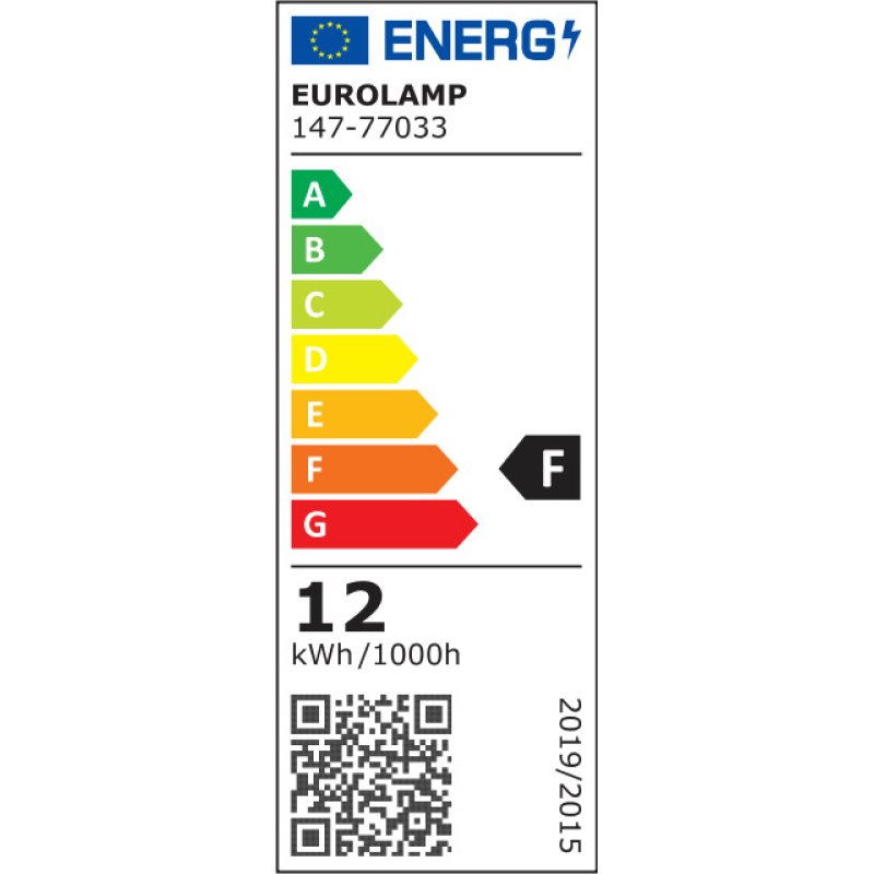 EUROLAMP 147-77033 12W ΛΑΜΠΑ LED ΚΟΙΝΗ 12W Ε27 2700K 220-240V 0028417