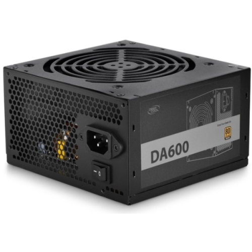 DEEPCOOL DA600 Τροφοδοτικό Η/Υ 600W με πιστοποίηση 80 PLUS BRONZE και ενεργό PFC, Μαύρο 0028475