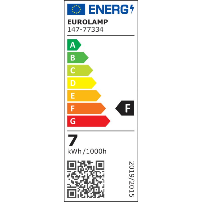 EUROLAMP 147-77334 ΛΑΜΠΑ LED ΣΦΑΙΡΙΚΗ 7W Ε27 6500K 220-240V 0028611