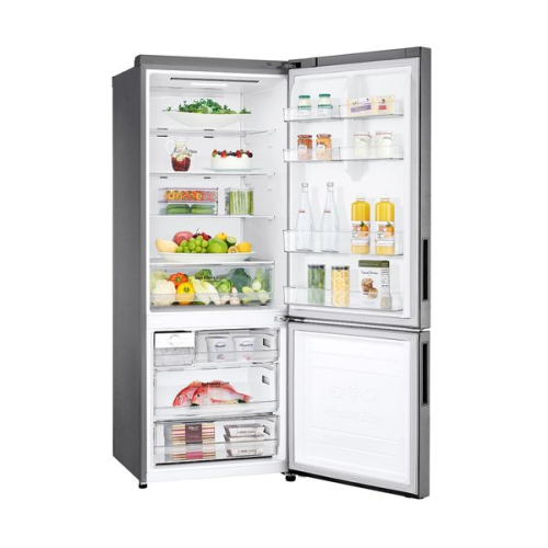 LG GBB566PZHMN Ψυγειοκαταψύκτης 451lt - NoFrost - Inox - E -  (Υ x Π x Β: 185 x 70.5 x 74cm) Silver 0028651