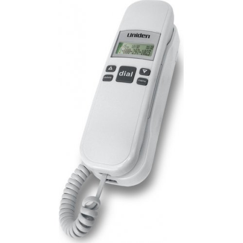 UNIDEN AS7103 Ενσύρματο Τηλέφωνο Γόνδολα με Αναγνώριση Κλήσης Λευκό 0028910