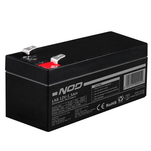 NOD LAB 12V1.3AH Μπαταρία μολύβδου 12V-1.3AH. 0029169