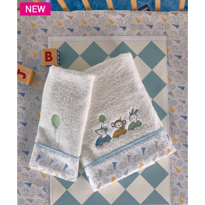KENTIA Fiesta Πετσέτες Σετ 2 Τεμ 70x125+40x60 0029385 KENTIA Fiesta Πετσέτες Σετ 2 Τεμ 70x125+40x60 0029385