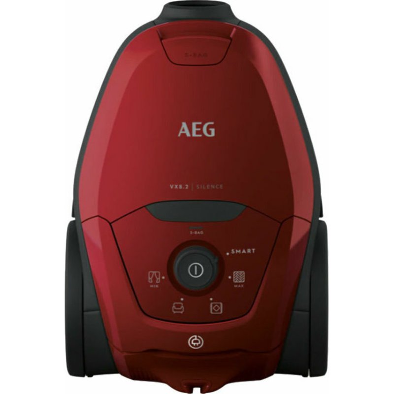 AEG VX82-1-2CR Ηλεκτρική Σκούπα 600W με Σακούλα 3.5lt Κόκκινο 0030047