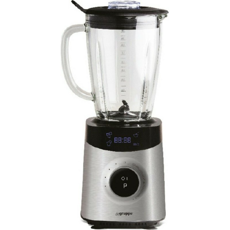 GRUPPE YB-S09Z EPIC MIX  Μπλέντερ για Smoothies με Γυάλινη Κανάτα 1.8lt 1800Watt Inox 0030510