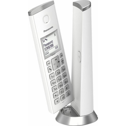 PANASONIC KX-TGK210 Ασύρματο Τηλέφωνο με Aνοιχτή Aκρόαση Λευκό 0030937