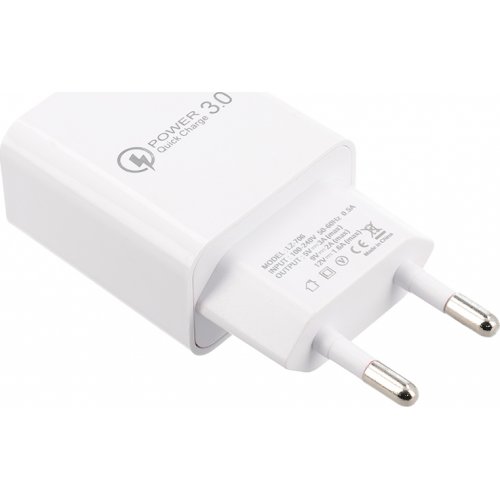 LAMTECH LAM021974 Micro USB Cable & USB-A Wall Adapter 18W 1μ  Λευκό 0031094