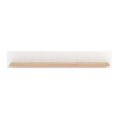 FYLLIANA 11011393  Ράφι Τοίχου Valencia Artisan Oak -Λευκό Ματ χρώμα 146*19.5*24εκ ppr 0031633