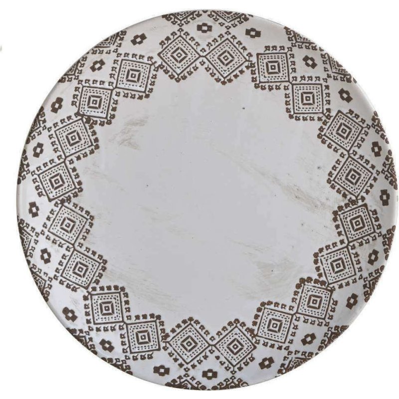 INART 3-70-685-0222 Διακοσμητική Πιατέλα Κεραμική 33.5x33.5x5cm 0032659 INART 3-70-685-0222 Διακοσμητική Πιατέλα Κεραμική 33.5x33.5x5cm 0032659