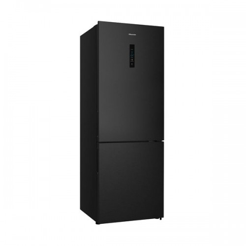 HISENSE RB645N4BFE Ψυγειοκαταψύκτης NoFrost 495 lt - E -  (ΥxΠxΒ): 200.1cm x 70.4cm x 69.4cm Black Inox 0032750