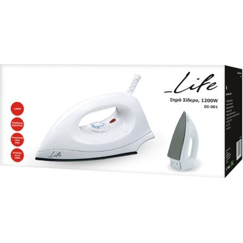 LIFE Pure DI-001 221-0091 Σίδερο Ταξιδίου Ξηρού Τύπου 1200W 0032778