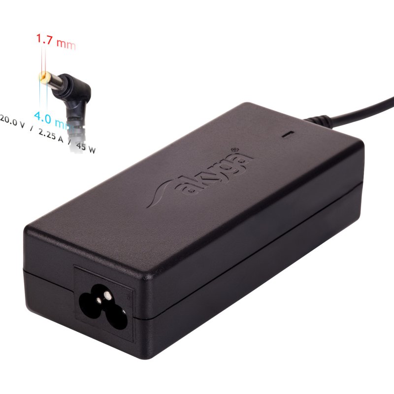 AKYGA AK-ND-50 Τροφοδοτικό για notebook/ laptop Lenovo 20V / 2,25A, 45W, με 4x1.7mm 0032864 AKYGA AK-ND-50 Τροφοδοτικό για notebook/ laptop Lenovo 20V / 2,25A, 45W, με 4x1.7mm 0032864
