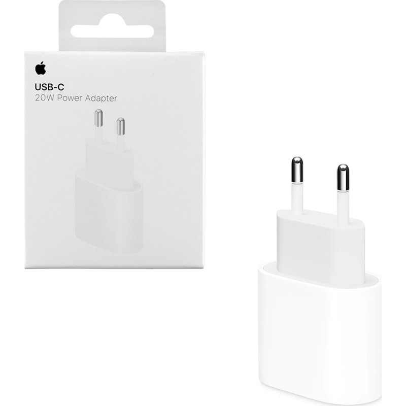 APPLE MHJE3ZM/A USB-C Φορτιστής - Τροφοδοτικό 20W EU (Χωρίς Καλώδιο) 0032891