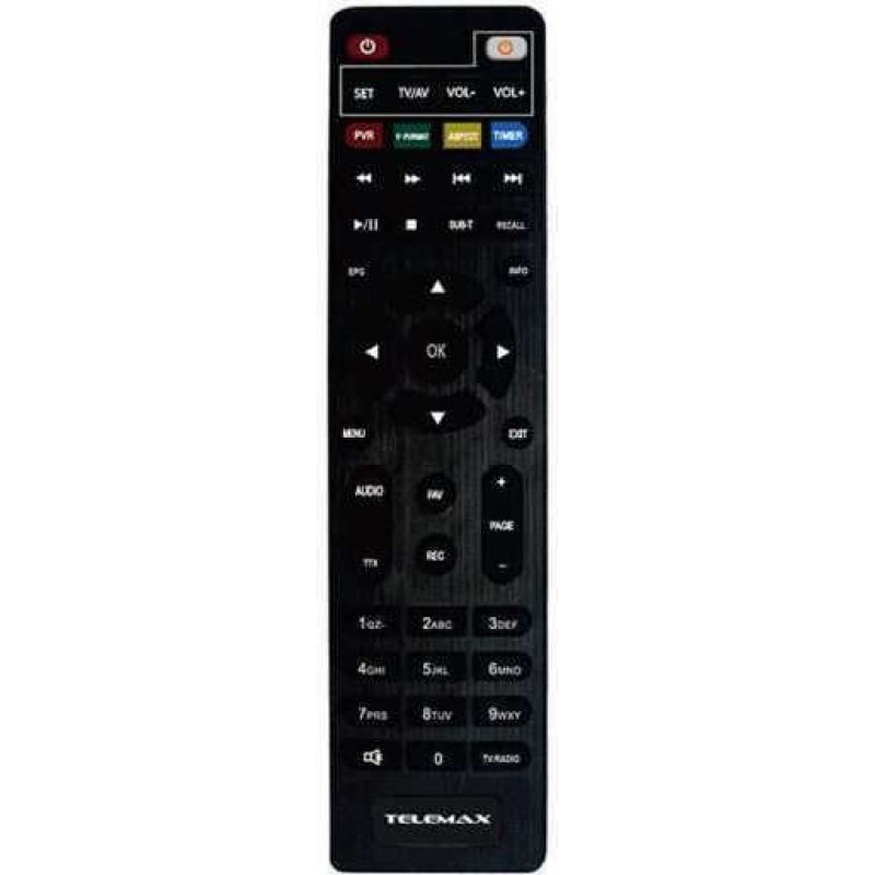 TELEMAX DVB-150 H.265/HEVC Ψηφιακός Δέκτης Mpeg-4 Full HD (1080p) με Λειτουργία PVR (Εγγραφή σε USB) Σύνδεσεις SCART / HDMI / USB 0033129 TELEMAX DVB-150 H.265/HEVC Ψηφιακός Δέκτης Mpeg-4 Full HD (1080p) με Λειτουργία PVR (Εγγραφή σε USB) Σύνδεσεις SCART / HDMI / USB 0033129