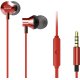 AIWA ESTM-50RD In-ear Handsfree με Βύσμα 3.5mm Κόκκινο 0033275