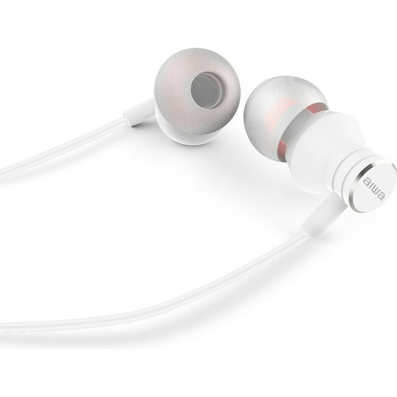 AIWA ESTM-50WT In-ear Handsfree με Βύσμα 3.5mm White 0033277