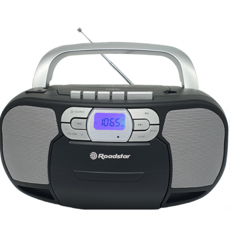ROADSTAR RCR-4635UMP/BK Φορητό Ηχοσύστημα με CD / MP3 /USB / Ραδιόφωνο / Κασετόφωνο Μαύρο 0033289 ROADSTAR RCR-4635UMP/BK Φορητό Ηχοσύστημα με CD / MP3 /USB / Ραδιόφωνο / Κασετόφωνο Μαύρο 0033289